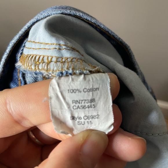 J.Crew Distressed Blue Jeans Size 26 - Picture 4 of 4